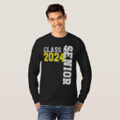 Class of 2024 Senior 24 High School Graduation Par T-shirt (Voorkant volledig)