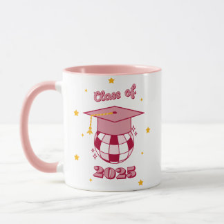 Class of 2025 Graduation Mug – Custom Year Gift Mok