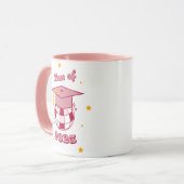 Class of 2025 Graduation Mug – Custom Year Gift Mok (Voorkant links)