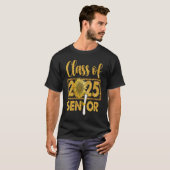 Class Of 2025 Senior 25 Graduation High School Col T-shirt (Voorkant volledig)