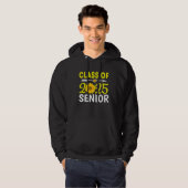 Class Of 2025 Senior 25 Graduation Sunflower Girls Hoodie (Voorkant volledig)