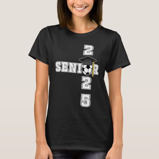 Class of 2025 Soccer Senior  Senior 2025 Soccer T-shirt (Voorkant)