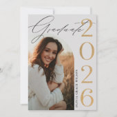 Class of 2026 Arch Photo Graduation Party Kaart (Voorkant)