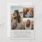 Class of 2026 Arch Photo Graduation Party Kaart (Achterkant)