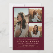 Class of 2026 Arch Photo Graduation Party Kaart (Achterkant)