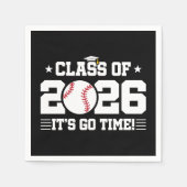 Class of 2026 Baseball Graduation It’s Go Time Servet (Voorkant)
