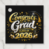 Class of 2026 bedankjes labels (Voorkant)