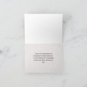 Class of 2026 Black Tassel Photo Graduation Bedankkaart (Binnen)