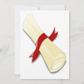 Class of 2026 burgundy script graduation photo kaart (Achterkant)