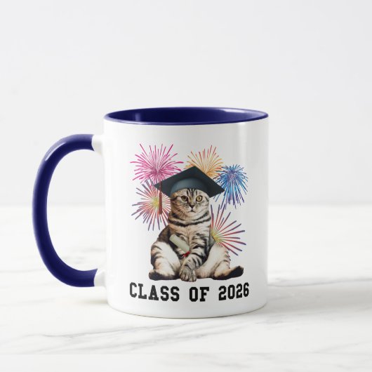 Class Of 2026 Cat Lover Mok (Links)