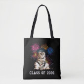 Class Of 2026 Cat Lover Tote Bag (Voorkant)