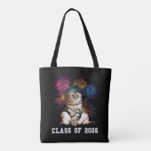 Class Of 2026 Cat Lover Tote Bag (Achterkant)
