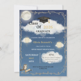Class of 2026 Die Cut Graduation Kaart