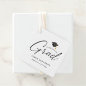 Class of 2026 Elegant Script Graduate Bedankjes Labels (In situ)