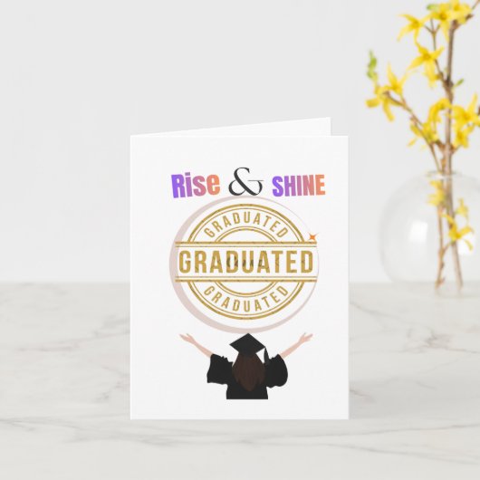 Class of 2026 Elite 🎓 Kaart (Gele Bloem)