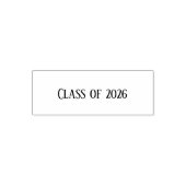 Class of 2026 For Grad Graduate Graduation Zelfinktende Stempel (Design)