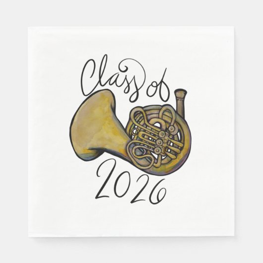 Class of 2026 French Horn Band Class Music         Servet (Voorkant)