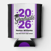 Class of 2026 Grad Cap | Graduate Purple Cooler (Voorkant)