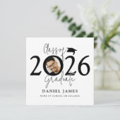 Class Of 2026 Graduate | Photo Graduation Aankondiging (Staand voorkant)