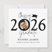 Class Of 2026 Graduate | Photo Graduation Aankondiging (Voorkant)