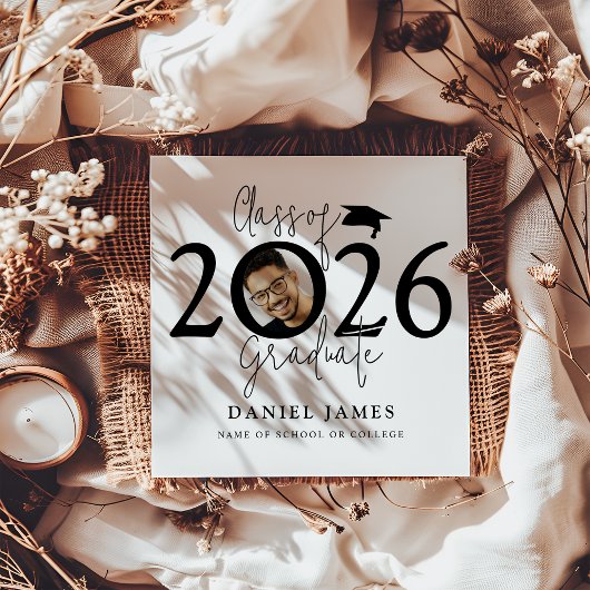 Class Of 2026 Graduate | Photo Graduation Aankondiging