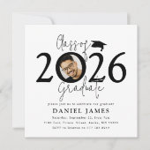 Class Of 2026 Graduate | Photo Graduation Party Kaart (Voorkant)