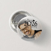 Class Of 2026 Graduate | Photo Graduation Ronde Button 3,2 Cm (Voorkant /achterkant)