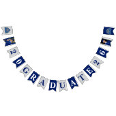 Class of 2026 Graduation Banner in Blue and White  (Alle)