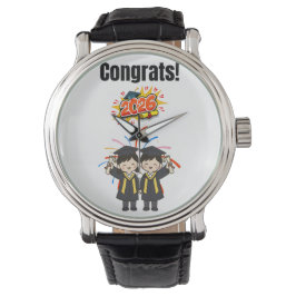 Class of 2026 Graduation Celebration Horloge