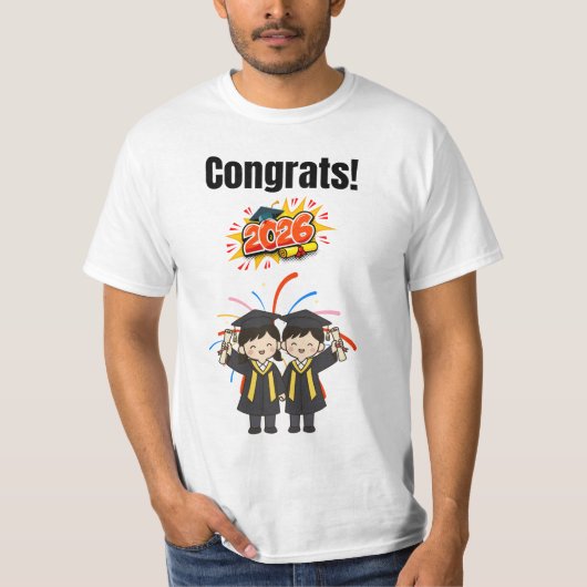 Class of 2026 Graduation Celebration  T-shirt (Voorkant)