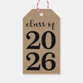 Class of 2026 Graduation Centerpiece Favor Cadeaulabel (Achterkant)