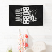 Class of 2026 Graduation Distressed Flag Design Spandoek (Insitu)