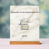 Class of 2026 Graduation / Señal de Mesa  Acryl Bord (Neutraal)
