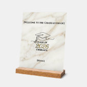 Class of 2026 Graduation / Señal de Mesa  Acryl Bord (Hoek)