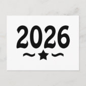 Class of 2026 Graduation Star Briefkaart (Voorkant)