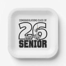 Class of 2026 Graduation Tassel Papieren Bordje