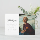 Class of 2026 Graduation Thank You Card Bedankkaart (Staand voorkant)