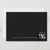 Class of 2026 Graduation Thank You Card Bedankkaart (Achterkant)