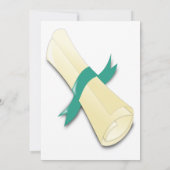 Class of 2026 green text  graduation photo  kaart (Achterkant)