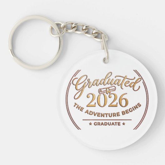 Class of 2026 Keychain / Adventure Begins (Voorkant)