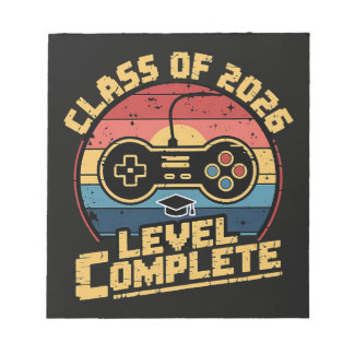 Class Of 2026 Level Complete Notitieblok