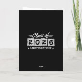 Class of 2026 Limited Edition Graduation Quote Kaart (Achterkant)