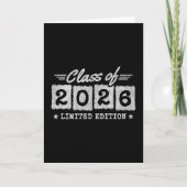 Class of 2026 Limited Edition Graduation Quote Kaart (Voorkant)
