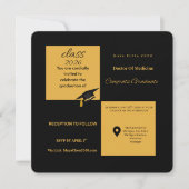 Class of 2026 Medical School Invite | Elegant Sq Kaart (Voorkant)