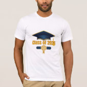 Class of 2026 – Modern Graduation Typography T-shirt (Voorkant)