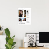 Class of 2026 Photo Collage Memory Poster (Thuiskantoor)