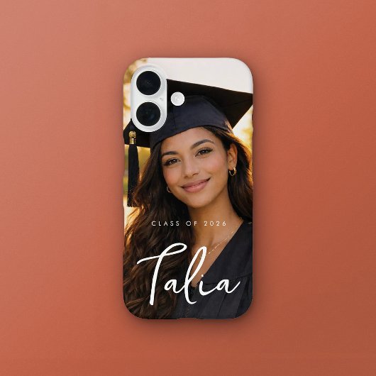 CLASS OF 2026  |  PHOTO phone case with name