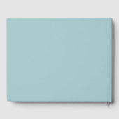 Class of 2026 Retro Soft Blue Personalized Name Gastenboek (Achterkant)