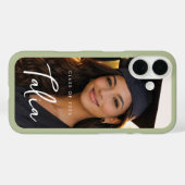 CLASS OF 2026  |  SAGE EDGE phone case with name (Achterkant (horizontaal))