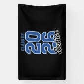 Class Of 2026 Senior Blue Graduation Graduate Spandoek (Verticaal)